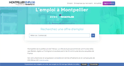 Desktop Screenshot of montpellier-emplois.com