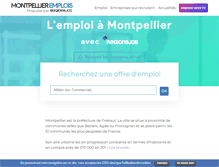 Tablet Screenshot of montpellier-emplois.com